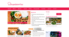 Desktop Screenshot of chuyengiaamthuc.com